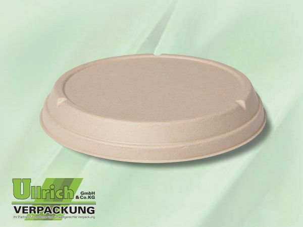Salatschaledeckel Bagasse braun