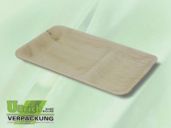 Menüteller Palmblatt, 2-fach