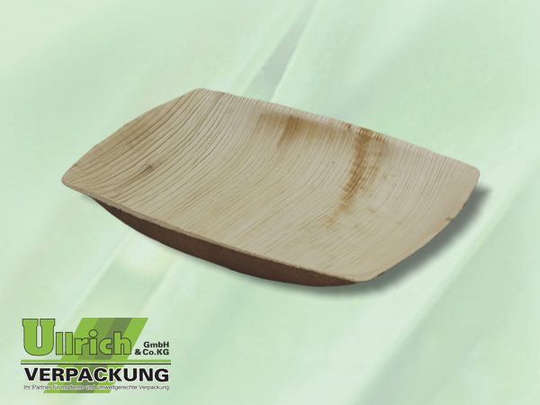 Menüteller Palmblatt, 1-fach