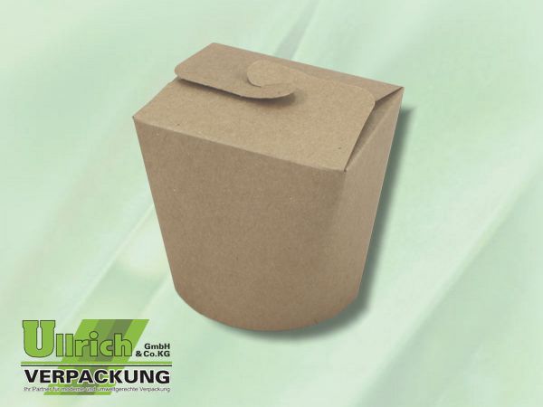 Food-Container Pappe rund -ohne Druck-