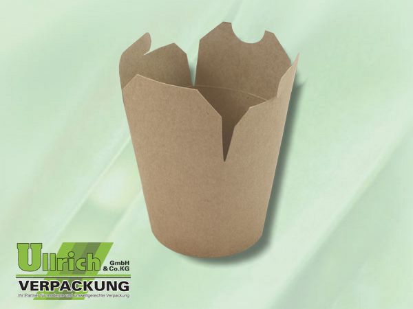 Food-Container Pappe rund -ohne Druck-