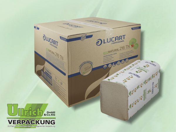 Serviette, Spender- Zelltuch 2lg -natur-