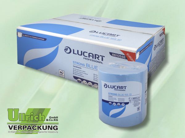 Handtuchpapier Rolle 2-lg blau, #861058