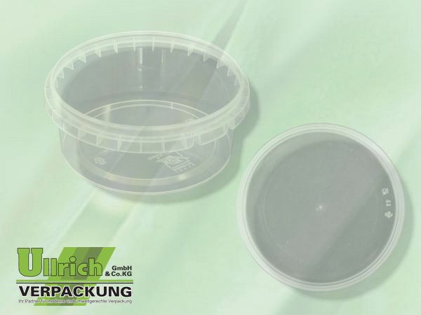 Becher PP rund 300ml transparent