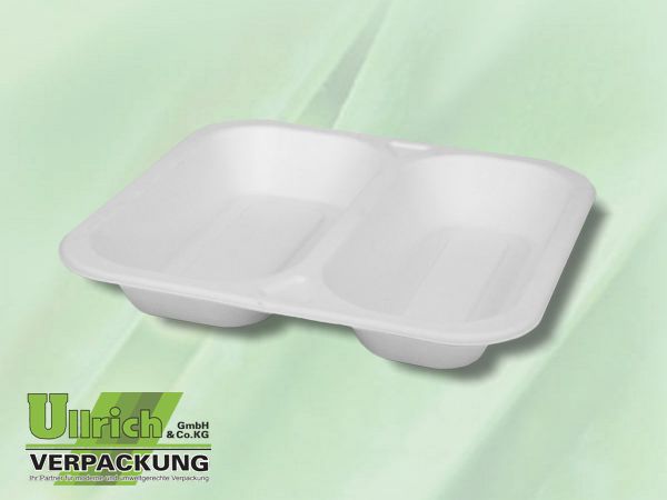 Siegelschale Bagasse 2-fach #602