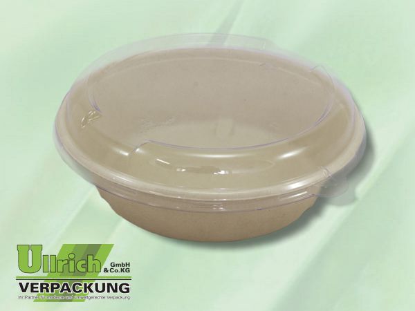 Menüschale Bagasse 1-fach, braun