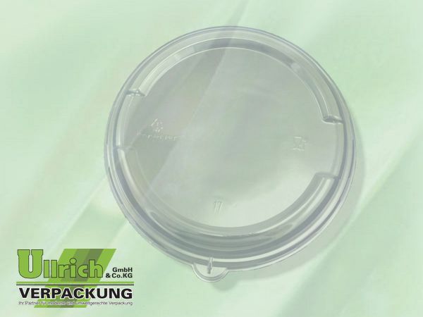 Deckel für Menüschale, PLA transparent