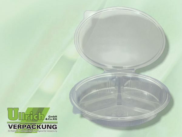 Salatschale (Klappbox) PET transparent