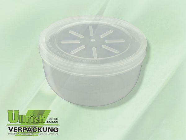 Mehrweg Menüschale, transparent