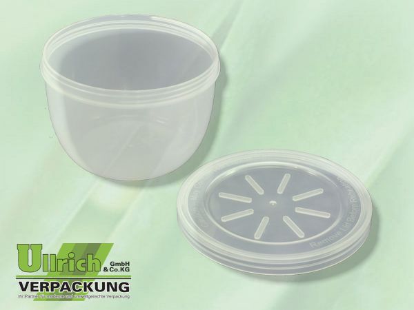 Mehrweg Menüschale, transparent