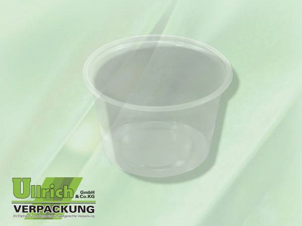 Becher PP rund 100g transparent
