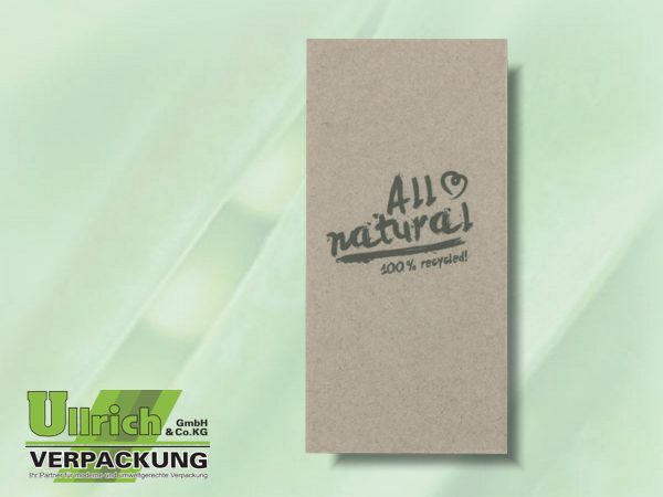 Serviette, Präge- Zelltuch 2-lg -natur-