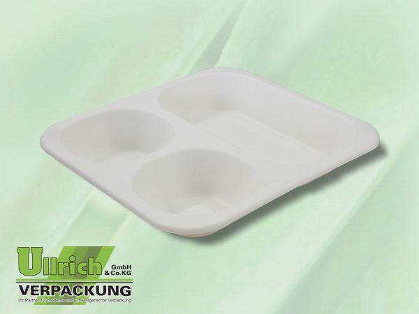 Siegelschale Bagasse 3-fach #603