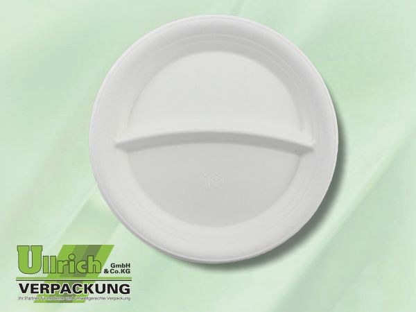 Menüteller Bagasse, 2-fach, weiß