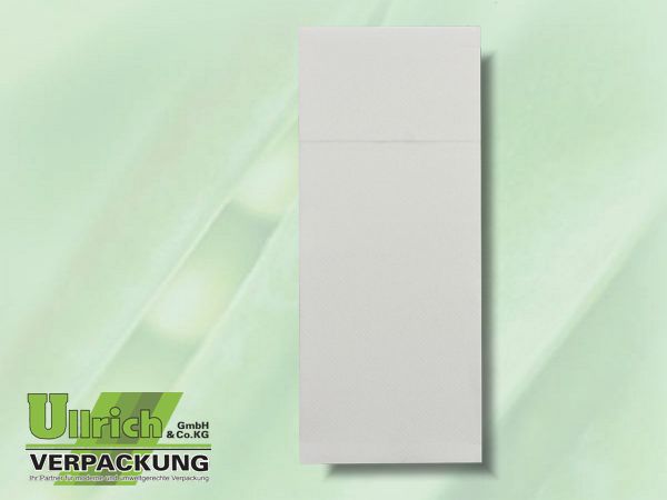 Serviettentasche Softpoint 2-lg weiß