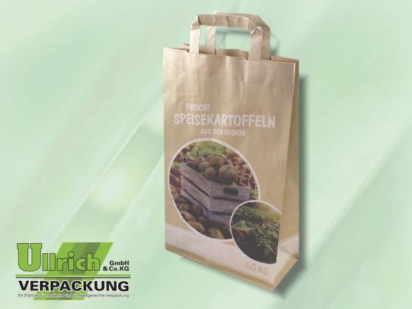 TT, Papiertragetaschen braun Natron
