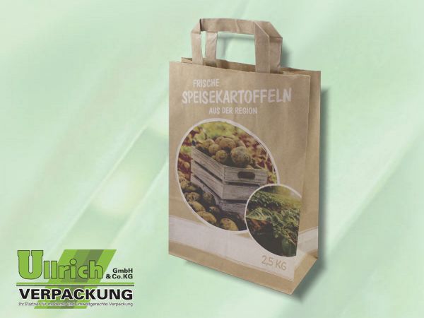 TT, Papiertragetaschen braun Natron