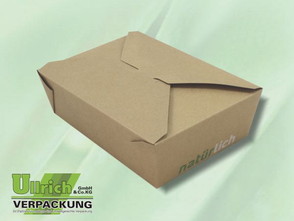Menüschale Pappe/PE, Take away Box