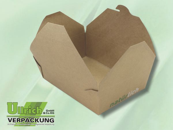 Menüschale Pappe/PE, Take away Box