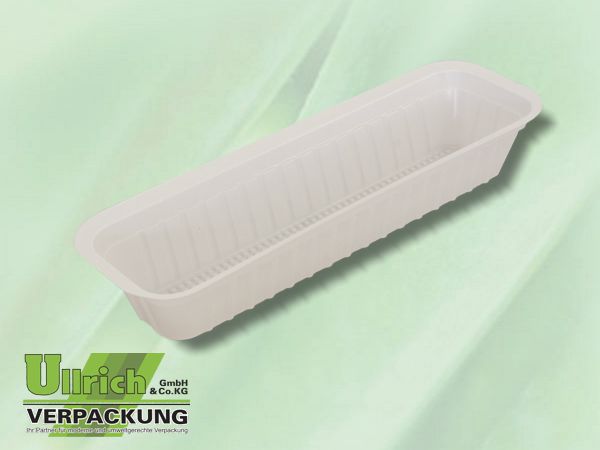 Kunststoff-, Schale PS weiß (A16) 1-fach