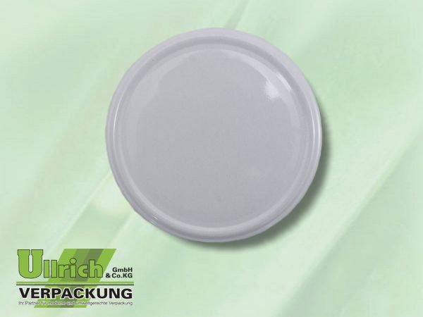 Glas, Deckel weiß ´Twist Off´