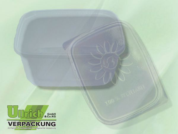 Becher PP eckig 250g transparent