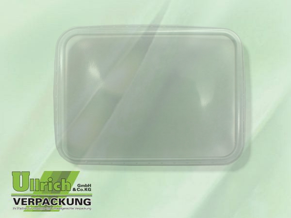 Deckel für Verpackungsbecher eckig