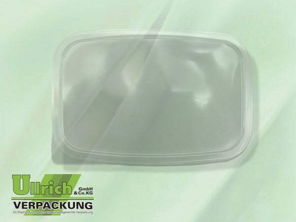 Deckel für Verpackungsbecher eckig