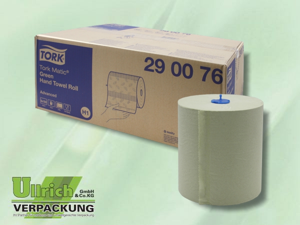 Handtuchpapier Rolle 2-lg grün, Tork #290076