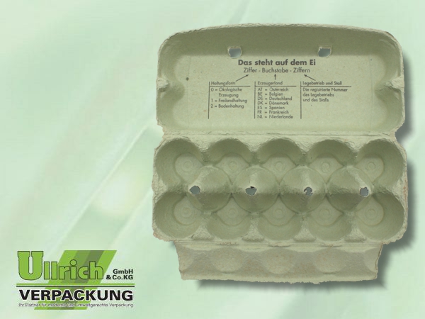 Karton, Eier-, grün - Innendruck -