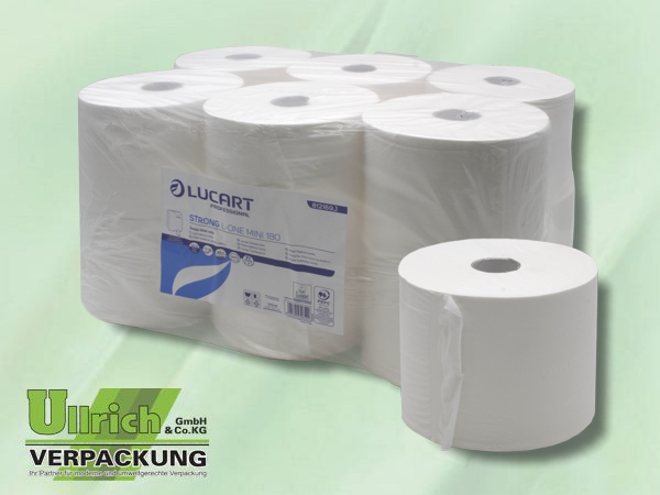 Toilettenpapier 2-lagig weiß, Jumbo