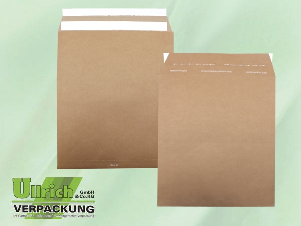 Briefumschlag, Versandtasche braun Kraft 120g