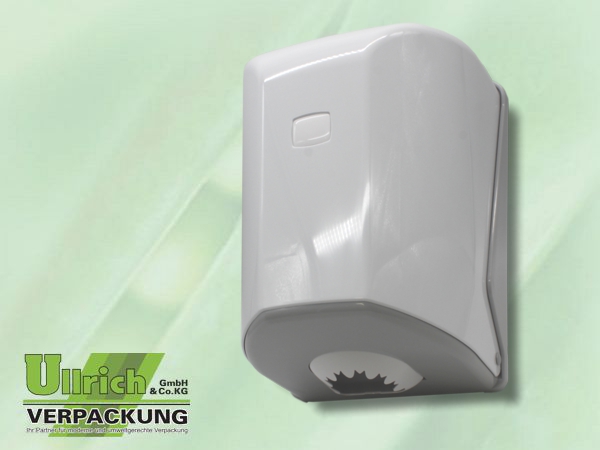 Spender, Handtuchrolle Kunststoff weiß ´Quicky´