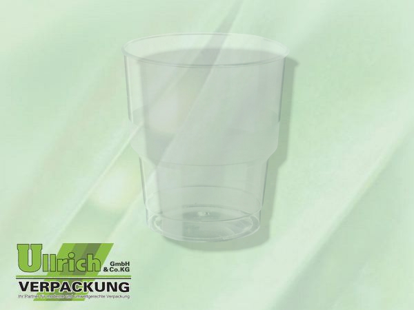 Trinkbecher PS-Spritzguß klar