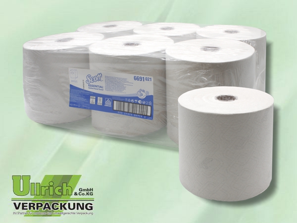 Handtuchpapier Rolle 1-lg weiß, Scott #6691