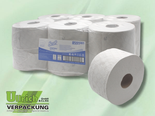 Toilettenpapier 2-lagig weiß