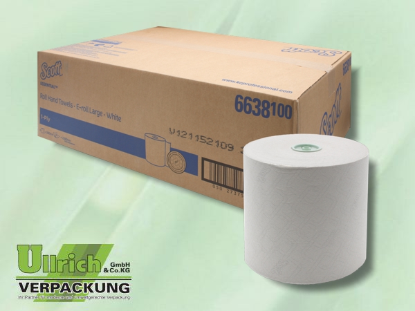 Handtuchpapier Rolle 1-lg weiß, Scott #6638