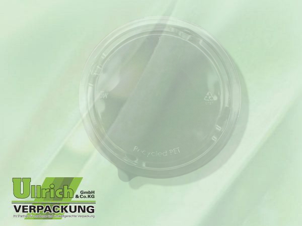 Deckel für Menüschale, rPet transparent