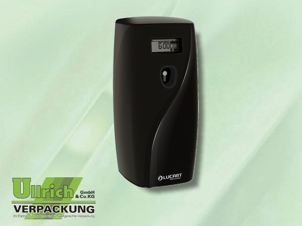 Spender, Duft- Kunststoff schwarz ´Lucart´