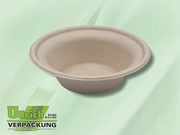 Menüschale Bagasse 1-fach, braun