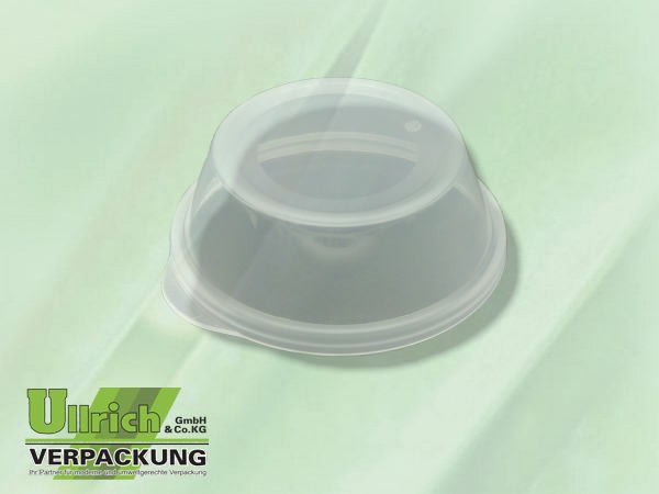 Domdeckel für Trinkbecher, hochtransparent, Mehrweg