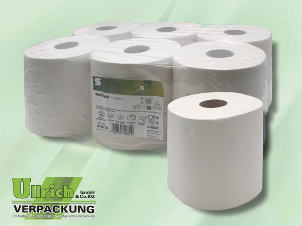 Handtuchpapier Rolle 2-lg weiß, Wepa Comfort #316750