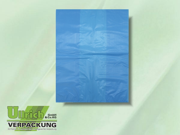Polyseitenfaltensäcke MDPE blau