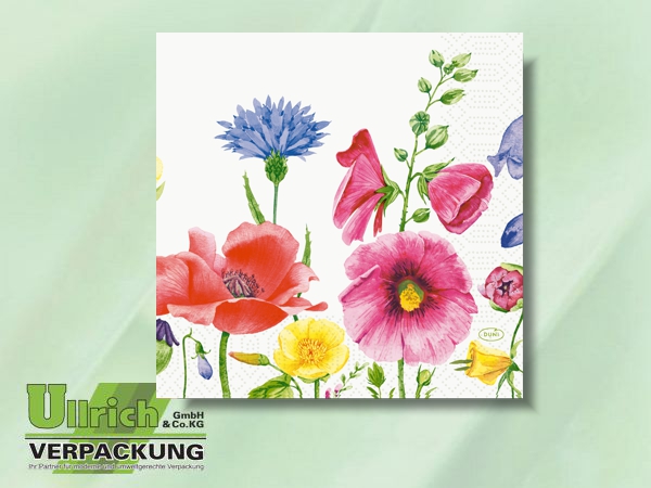 Serviette Duni-Zelltuch 3lg Frühling 2025