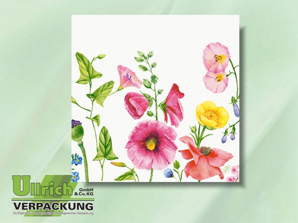 Serviette Duni-Zelltuch Klassik 4lg Frühling 2025
