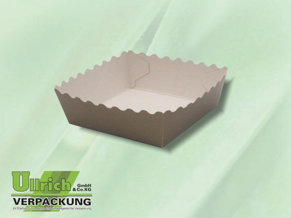 Gebäckschale-, Karton