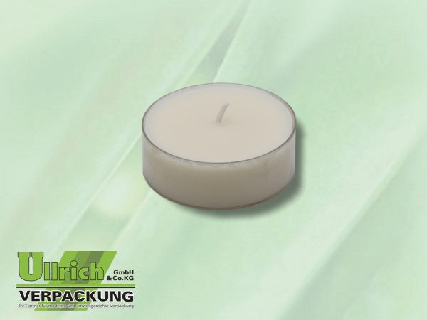 Kerze, Teelicht- weiß