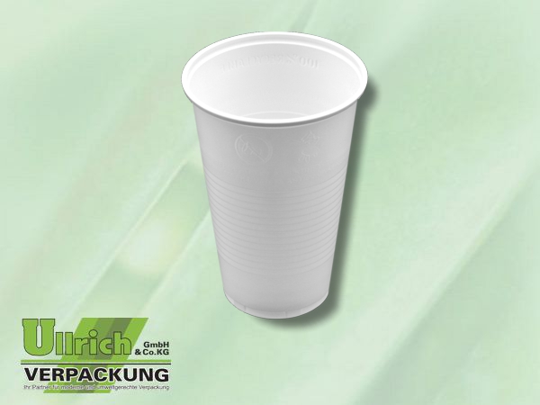 Trinkbecher PP weiß