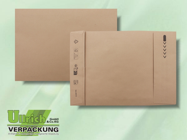 Briefumschlag, Versandtasche braun Kraft 120g