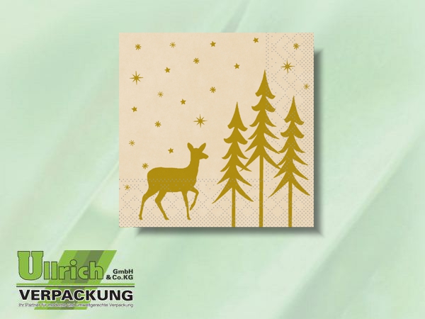 Serviette Mank Tissue 3lg Weihnachten 2025